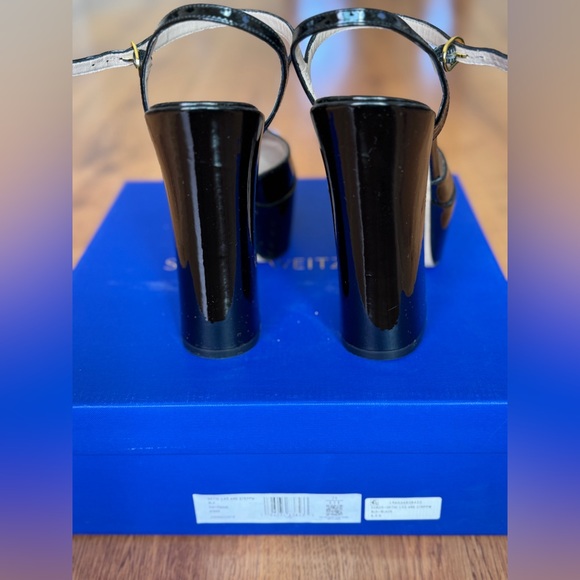 STUART WEITZMAN
New-Like Skyhigh patent-leather platform pumps - Picture 12 of 14